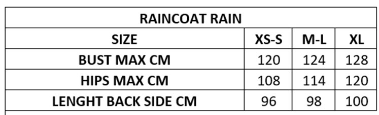 raincoat-measure